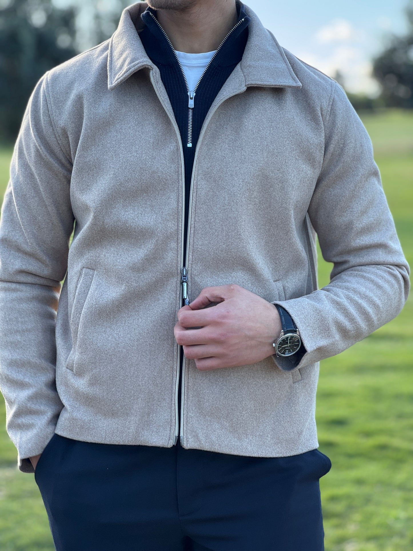 Greige Classic Jacket