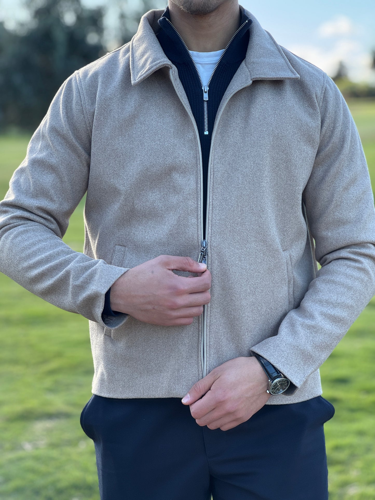 Greige Classic Jacket